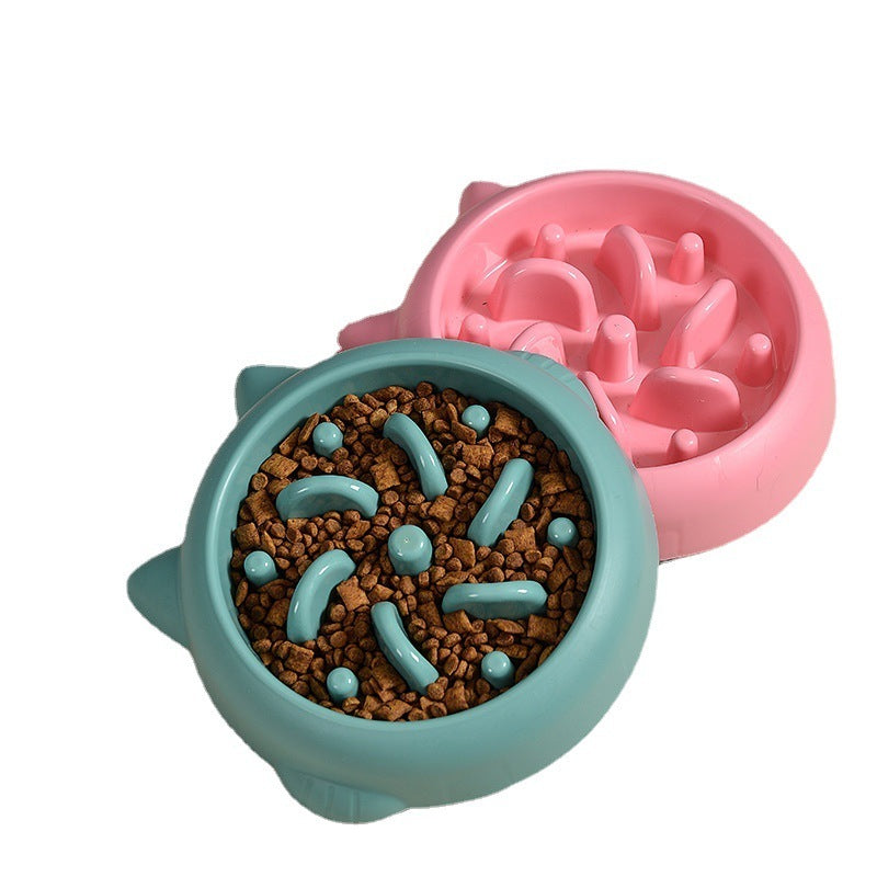 Pet Dog Cat Slow Feeder Bowl