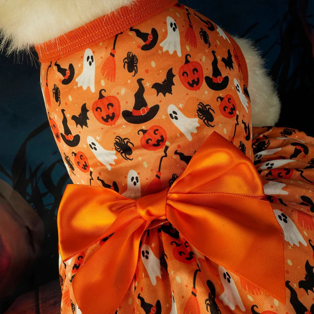 Pumpkin Pet Dress costume