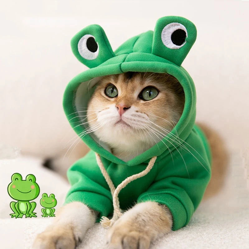 Pet Costume, Warm Fleece Cosplay Animal Hoodies