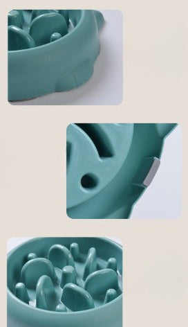 Pet Dog Cat Slow Feeder Bowl