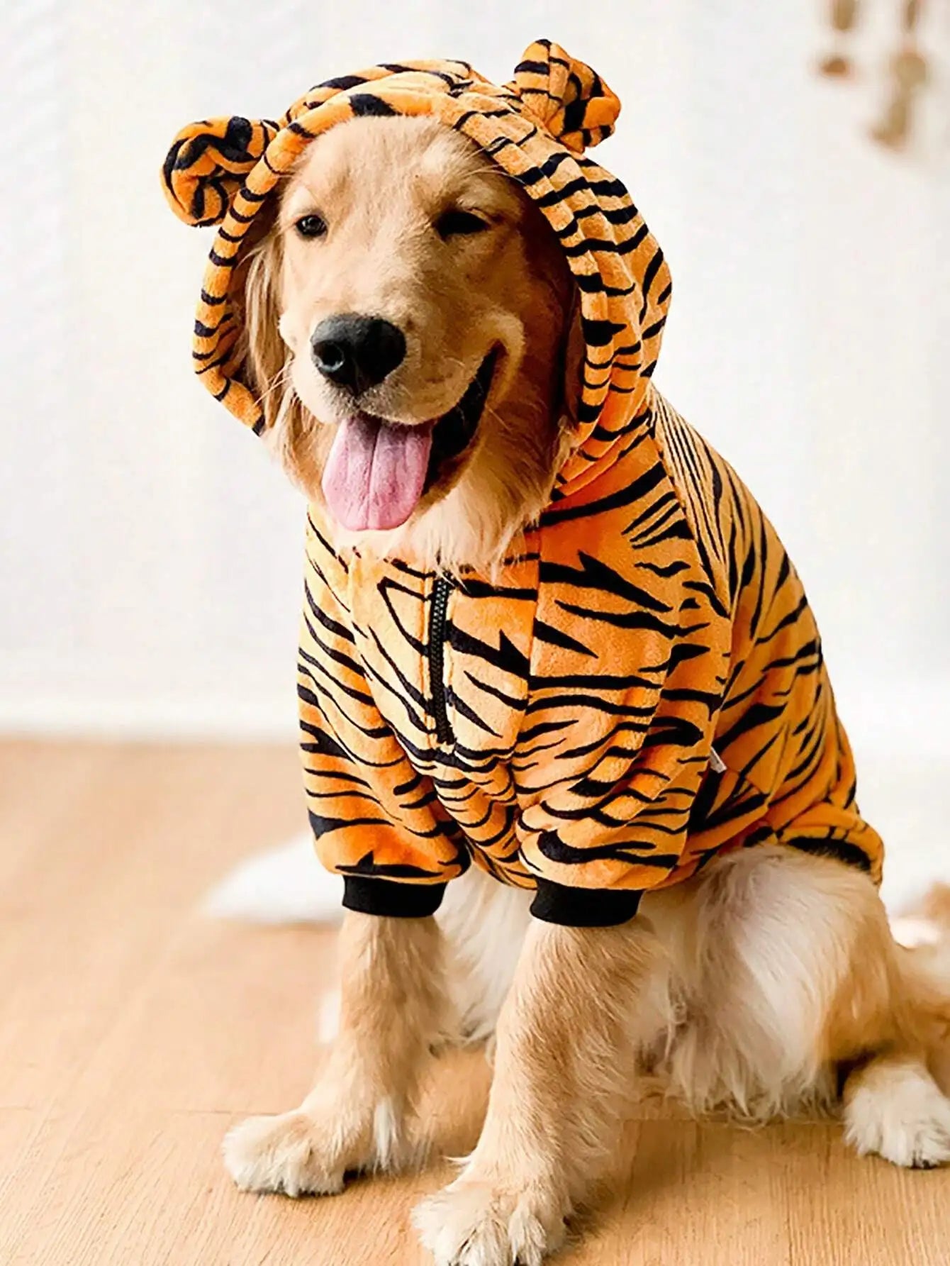Pet costume, halloween, warm, animal print