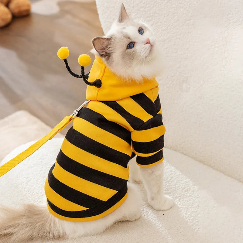 Bee Pet Hoodie Cosplay Costume