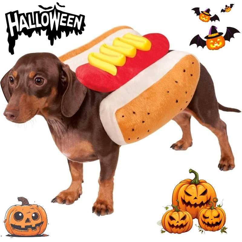 PET HOT DOG COSPLAY COSTUME