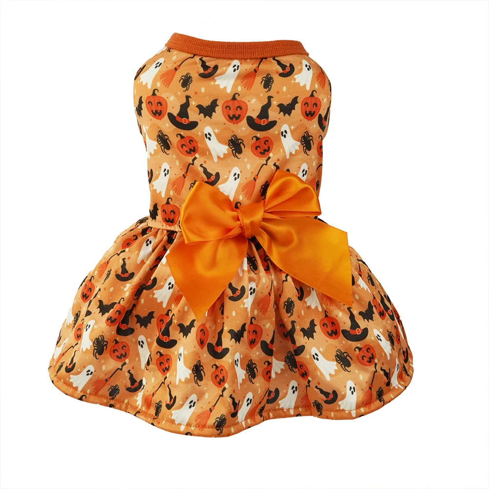Pumpkin Pet Dress costume