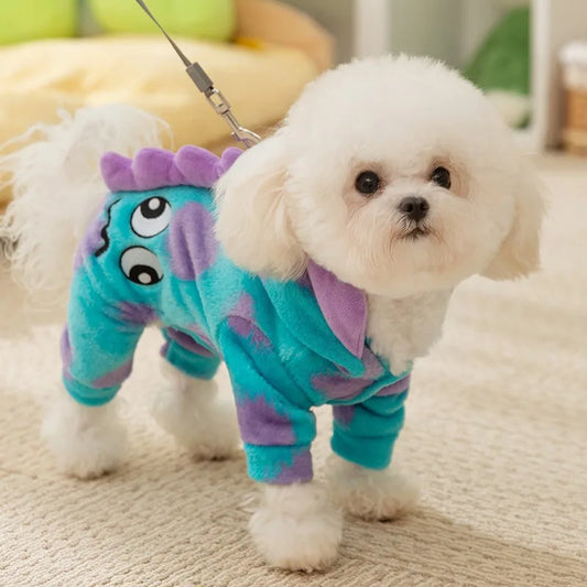 Halloween Pet Transformation Monster Fleece Sweater