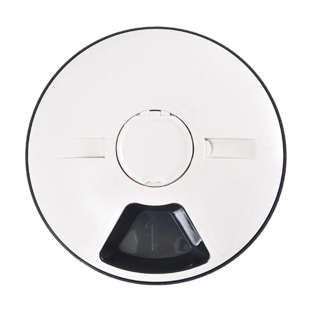 Automatic Pet Timing Feeder With Voice Recorder, 6 Grids 24 hr, Safe Dry Wet Food Bowl