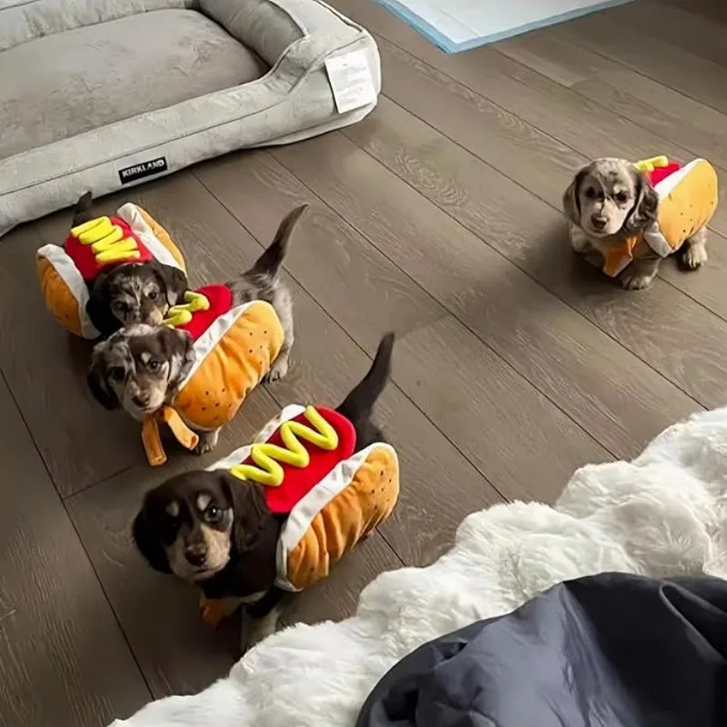 PET HOT DOG COSPLAY COSTUME