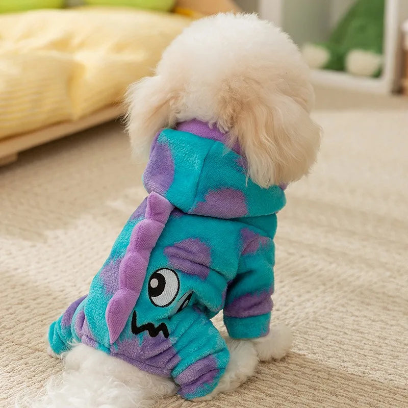 Halloween Pet Transformation Monster Fleece Sweater