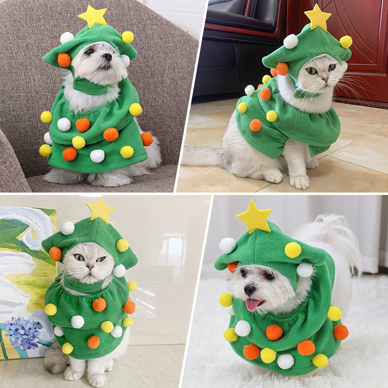 Christmas Tree Pet Outfit