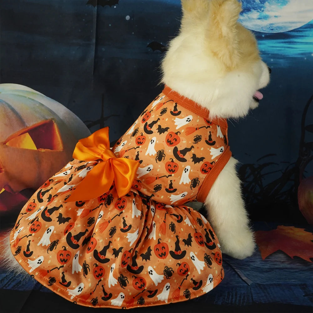 Pumpkin Pet Dress costume