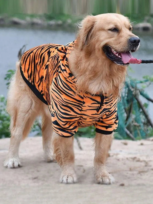 Pet costume,  halloween, warm, animal print