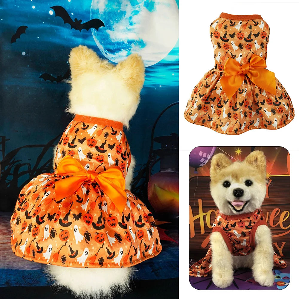 Pumpkin Pet Dress costume