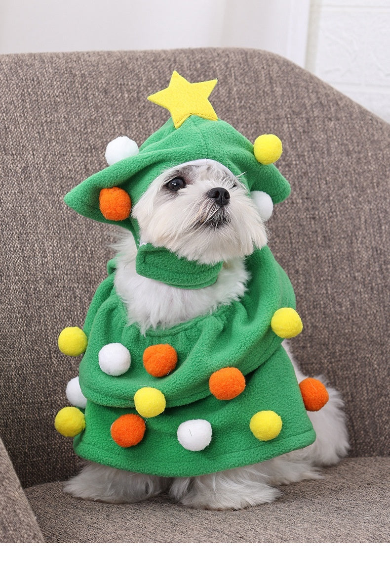 Christmas Tree Pet Outfit