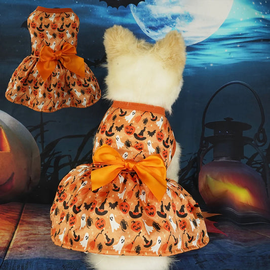 Pumpkin Pet Dress costume