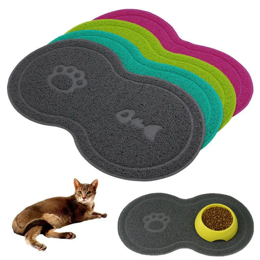 Pet Mat, Cat Litter Pad, Foot Mat, Non-Slip Dish Bowl Placement