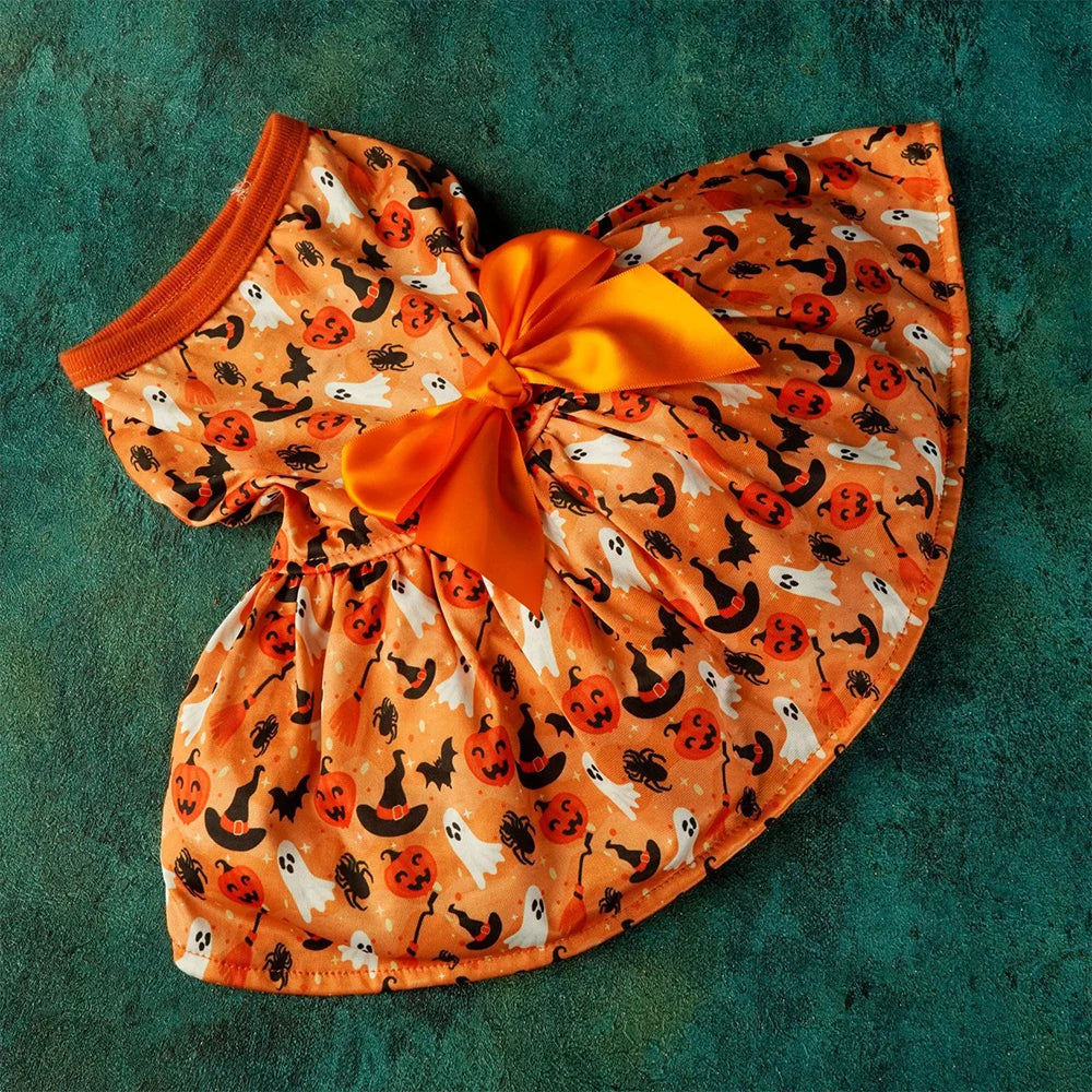 Pumpkin Pet Dress costume