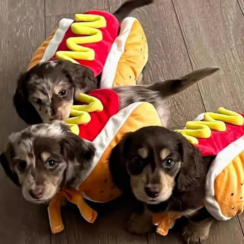 PET HOT DOG COSPLAY COSTUME